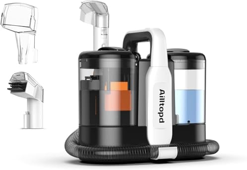Portable Upholstery Cleaner Machine, 15Kpa Handheld Carpet Spot Cleaner with Versatile Tools by Unknown