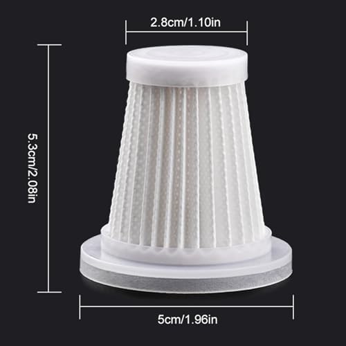 Car Vacuum Cleaner Original Filter Set, 5 HEPA Filter, Adapted to IYOFINE V8 Plus/ST-6653 Plus Handheld Vacuum Cleaners,Robust and Durable, Washable 5 PCS (5 Pack) - Image 7