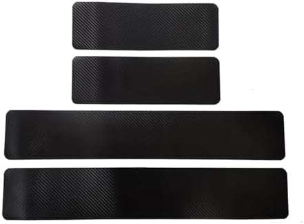 Car Door Sill Protectors for Ford F-250 F250 Super Duty 2000-2026 Accessories, Thick Carbon Fiber Door Sill Scuff Plate Cover, Anti-Scratch Door Entry Guard Decorative Stickers (NO Text, Fit for F250) - Image 6