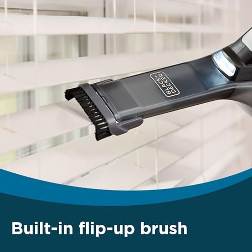 BLACK+DECKER Dustbuster Reveal Handheld Vacuum Cordless, Car Vacuum Portable Cordless, LED Light, Long Run Time, Rechargeable Lightweight Dust Buster, Includes Crevice Tool, Charging Base (HLVD320B42) - Image 6