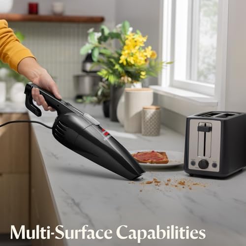 Bissell 2033M Featherweight Stick Lightweight Bagless Vacuum and Electric Broom with Crevice Tool for Hard Floors and Carpets, Black - Image 6