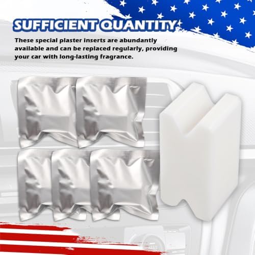 5PCS Car Scent Refill Pads,Car Air Freshener Refillable Pads Replacement for P-40 Warhawk Cars Vent Clips,Cologne Car Vent Clip Scent Pads Essential Oil Pad - Image 7