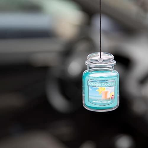 Yankee Candle Car Air Fresheners Hanging Car Jar Ultimate 3-Pack Neutralizes Odors Up To 30 Days Includes: 1 Bahama Breeze 1 Black Coconut and 1 Turquoise Sky - Image 5
