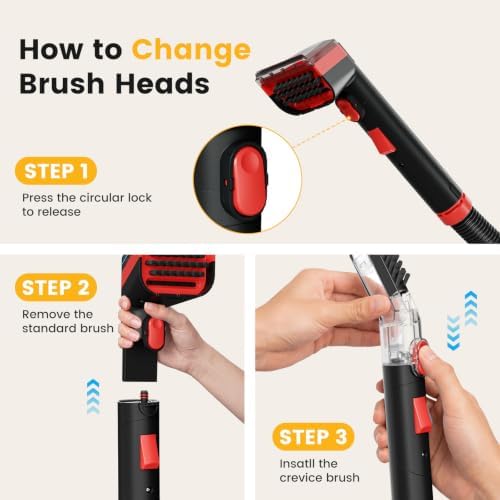 NEWBULIG Carpet and Upholstery Cleaner Machine Portable Carpet Shampooer - Image 6