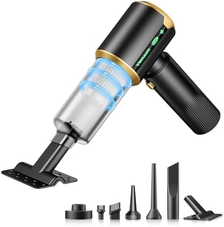 Cordless Car Vacuum Cleaner: 7-in-1 & 16000Pa Strong Suction by Unknown