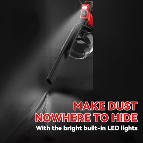KXX Cordless Vacuum for Milwaukee M18 Battery, 5 in 1 Handheld Electric Vacuum Cleaner with 500W Powerful Motor, 46 CFM Portable Hand Vacuum with Filtration HEPA for Floor, Carpet, Car (Tool Only) - Image 6