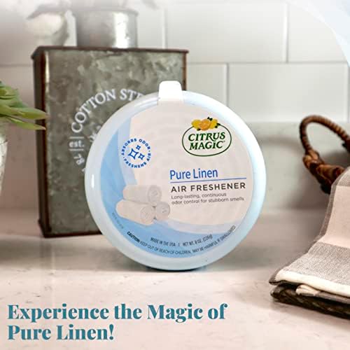 Citrus Magic Solid Air Fresheners, Pure Linen, 8 Ounce, Pack of 2 - Image 7