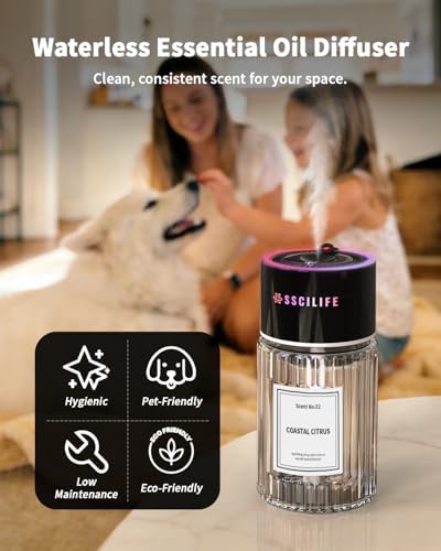 Smart Car Air Freshener Diffuser, Up to 130 Days Use, Coastal Citrus - Image 7