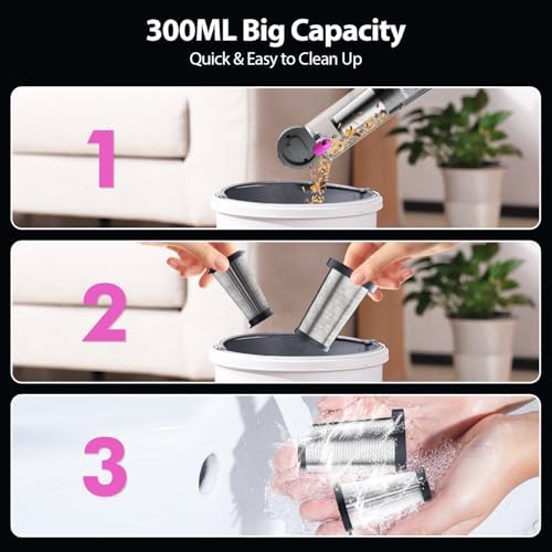 Handheld Vacuum Cordless 25000Pa for Home/Pet/Car (Violet) - Image 2