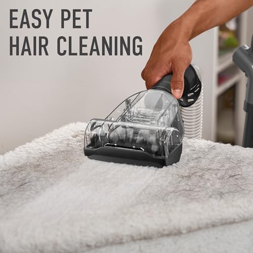 Hoover Rewind Pet Upright Bagless Vacuum Cleaner for Carpet and Hard Floors, Automatic Cord Rewind, Above Floor Cleaning Corded Vacuum Cleaners for Home Use, Gray - Image 7