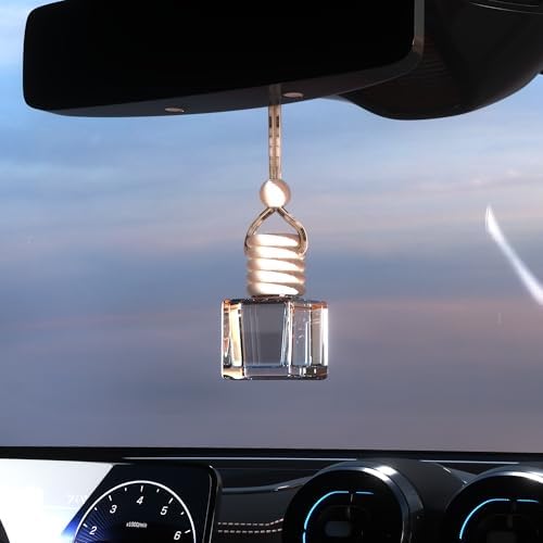5 Pack 8 ml Empty Hanging Car Diffuser Bottles, Square - Image 5