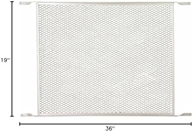 MD Building Aluminum Screen & Storm Door Grille, Silver, 20in x 36in | Indoor/Outdoor Use, Rust-Resistant Finish, Screws Included, Protects Screen Panel, Hacksaw Cuttable - Image 4
