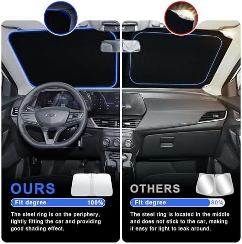 Foldable Front Windshield Sunshade fit for Chevrolet Trax 2013-2024 - Image 7