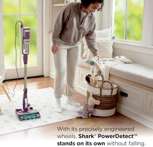 Shark PowerDetect Corded Stick Vacuum, HEPA, Pet Hair, Purple, HZ4001AMZ - Image 6