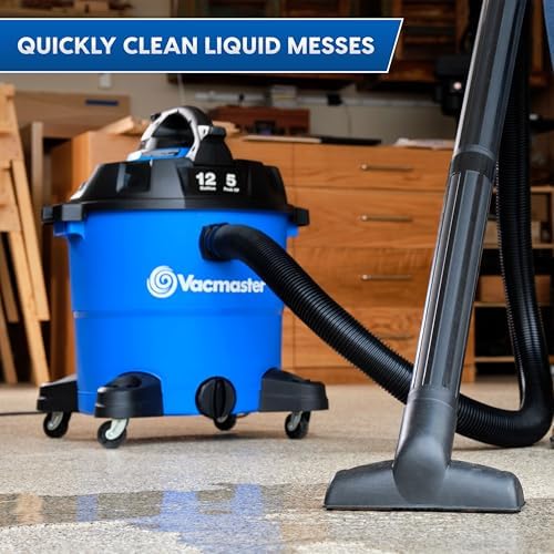 Vacmaster Blue Line 12-Gallon* 5 Peak HP† Wet/Dry Vacuum with Detachable Blower VBV1210 - Image 6