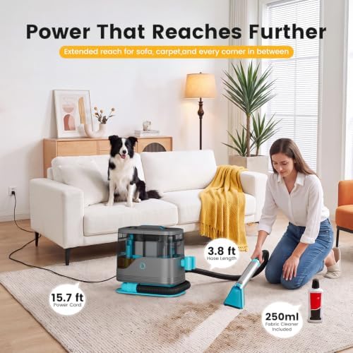 NEWBULIG Carpet and Upholstery Cleaner Machine Portable Carpet Shampooer - Image 6
