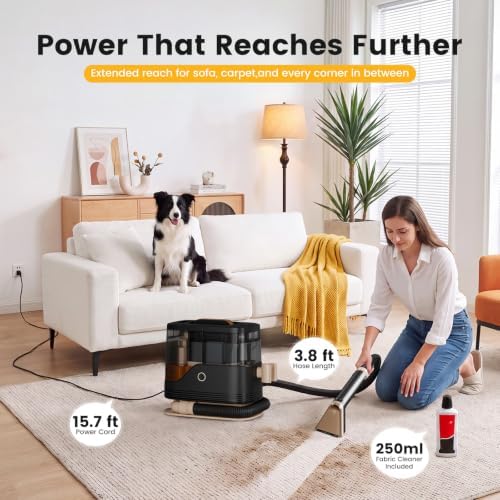 NEWBULIG Carpet and Upholstery Cleaner Machine Portable Carpet Shampooer - Image 6