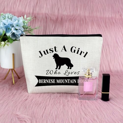 Sfodiary Bernese Mountain Dog Gifts Makeup Bag for Dog Lovers Bernese Mountain Mom Cosmetic Bag Birthday Presents for Pet Owner Christmas Gifts for Animal Lover Travel Pouch - Image 7