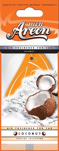 AREON MON Coconut Scent Hanging Car Air Freshener Long-Lasting Pack of 12 - Image 2