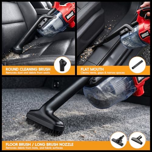 Cordless Handheld Vacuum Cleaner Compatible with Milwaukee 18V Battery - Image 6