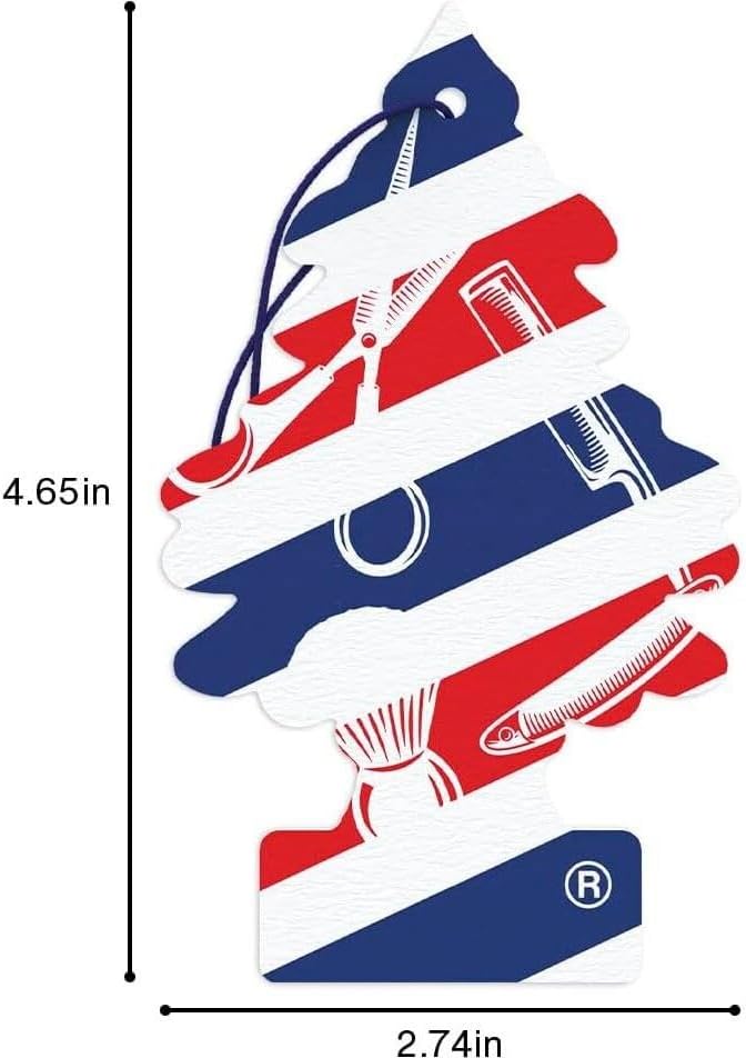 Little Trees Car Air Freshener 6-Pack (Fresh Shave) - Image 7