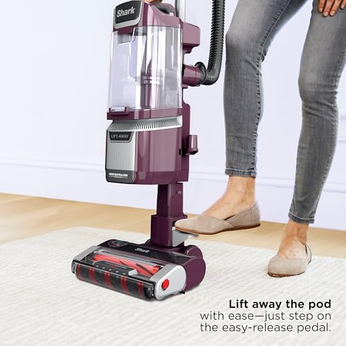 Shark Rotator Lift-Away Vacuum with DuoClean PowerFins, Wine Purple, LA702 - Image 6