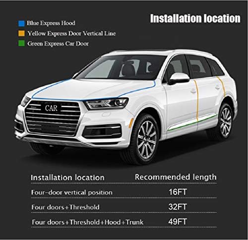 Car Door Edge Guards, 16Ft Car Door Protector Trim Rubber Door Seal Protector U Shape Trim Molding Protection Strip for Most Car (Clear) - Image 7