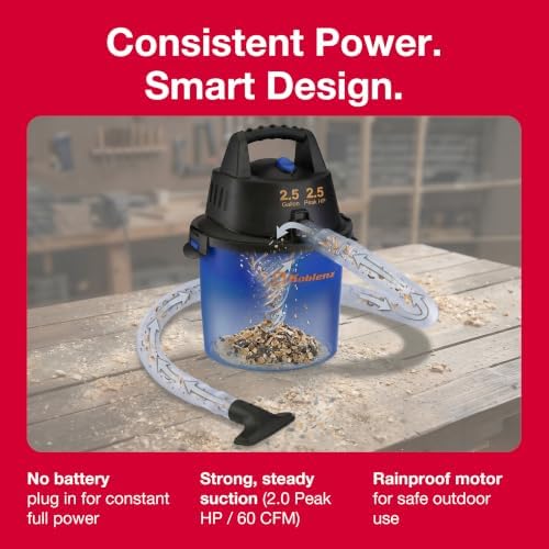 Koblenz WD-2.5L Wet Dry Vacuum Cleaner, Accessories Included, 2.5 PHP - Image 6