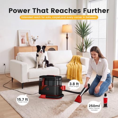 NEWBULIG Carpet and Upholstery Cleaner Machine Portable Carpet Shampooer - Image 6