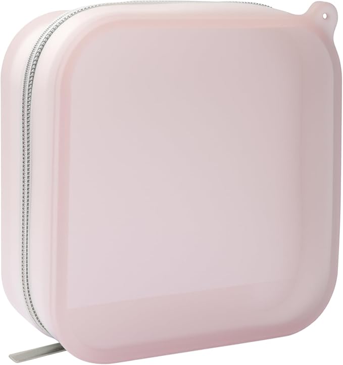 Small Clear Silicone Pouch, Mini Makeup Travel Bag Cute Make up Pouch for Purse Portable Cosmetic Case Clear Toiletry Bag for Women Coin Purse Compact Car Bag for Essentials - Image 8