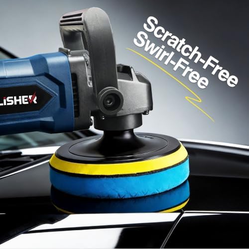 9Pcs Buffing Polishing Pads Kit, 6 Inch Buffing Pads, Sponge & Woolen Pads with M14 Drill Adapter & Backing Plate for Car Care, Polishing, Washing, Cleaning, Waxing - Image 7