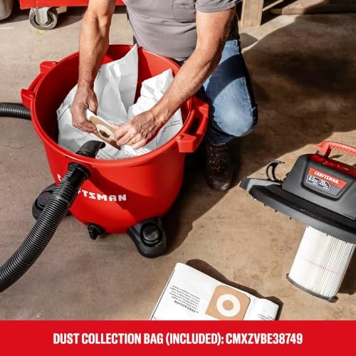 CRAFTSMAN CMXEVBE17596 20 Gallon 6.5 Peak HP Wet Dry Shop Vacuum - Image 6