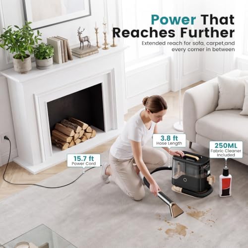 OLIXIS Carpet Cleaner Machine Upholstery Couch Cleaner Solution Portable - Image 6