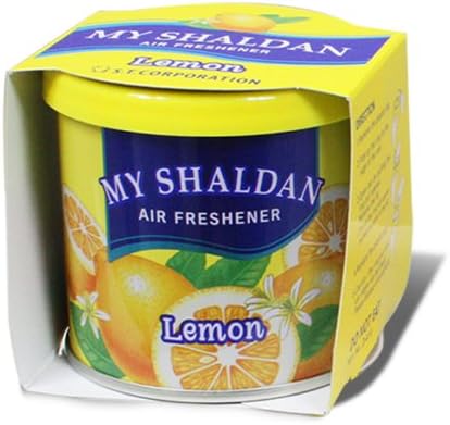 Auto Dynasty My Shaldan Japanese Car Cup-Holder Natural Air Freshener Cans - Lemon Scented (Pack of 12) - Image 2