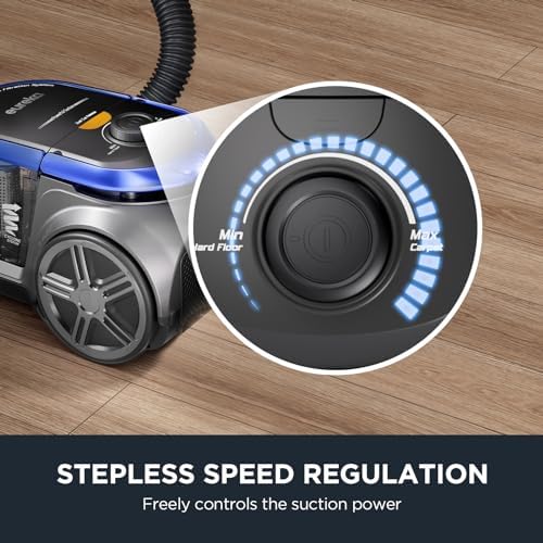 Eureka Canister Vacuum Cleaner, Household Vacuum for Home, Carpet, Pet - Image 6