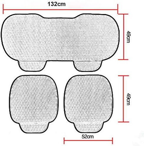 SEDETA Silk Velvet Auto Car Vehicle Long Rear Seat Chair Cover Protective Cushion Mat pad for Baby, SUV, Skin-Friendly c - Image 7