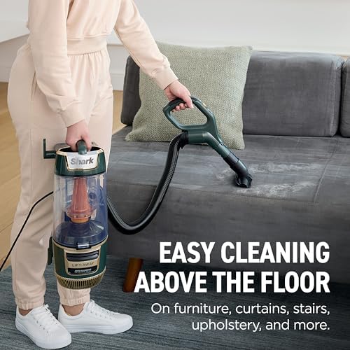 Shark Rotator Lift-Away ADV Vacuum, PowerFins, Porsche Green, LU252 - Image 6