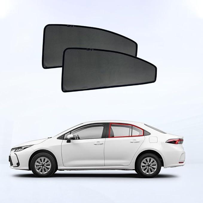FEISHILINIYA Magnetic Car Side Window Sunshades for Toyota for Corolla (2020-2025) Built-in Magnets Rear Passenger Privacy Auto Windows Sun Shade for Corolla 12TH Accessories - Image 9