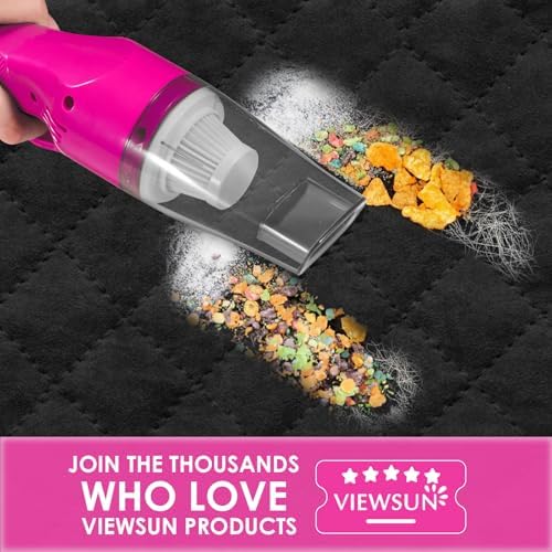 20PCS Pink Car Cleaning Kit, Car Interior Detailing Kit with Red High Power Handheld Vacuum, Detailing Brush Set, Windshield Cleaner, Cleaning Gel, Complete Auto Accessories for Women - Image 7