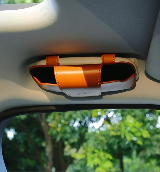 Sunglass Holder for Car Visor Glasses Case Non-Slip Clip Universal for Sunglasses Eyeglasses Car Interior Accessory - Image 8