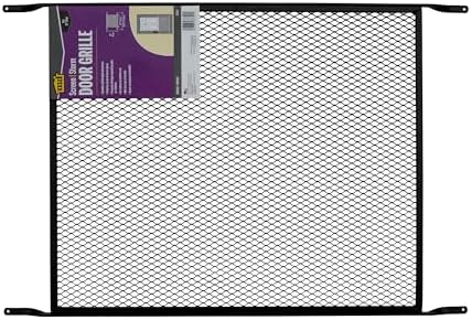 MD Building Screen Storm Door Grille, Bronze Aluminum, 20x32in | Indoor/Outdoor Use, Rust-Resistant Finish, Screws Included, Protects Screen Panel, Hacksaw Cuttable - Image 3