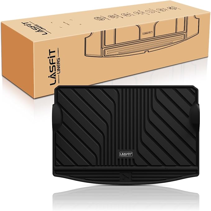LASFIT Cargo Mat for Subaru Impreza & Crosstrek 2026 2025 2024 (Non Hybrid) | All Weather Custom Fit Anti-Slip Pet Friendly Easy Clean TPE Trunk Mat Cargo Tray Liner Accessories, Black - Image 9