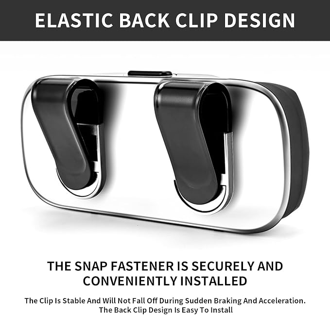 Sunglasses Holder for Car Sun Visor, Protective Automotive Eyeglasses Storage Case Hanger, Car Sunglass Holder - Image 8