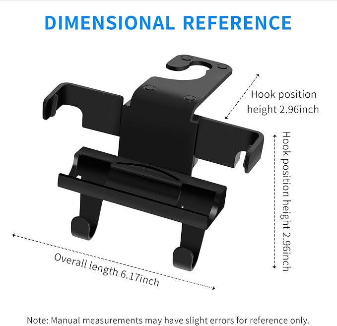 Upgraded Car Headrest Hidden Hook 2 in 1 Car Seat Hooks with Phone Holder for Purse, Hangers Vehicle Organizer ,Durable Hanger Storage Holder Organizer - Image 7