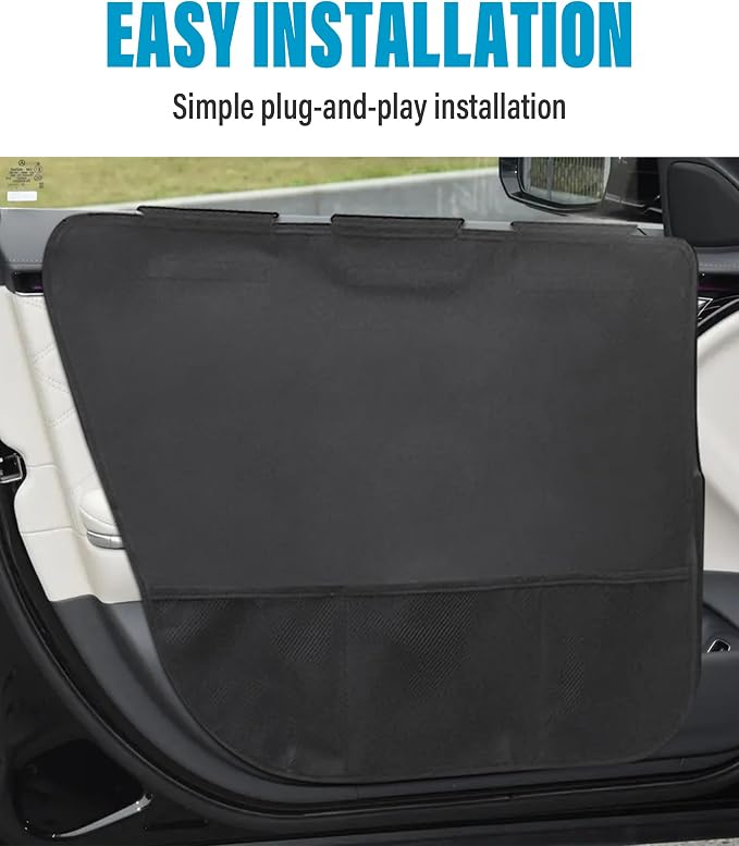 SUJADE YAKEFLY 2 Pcs Car Door Protector,Car Door Scratch Guard,Car Door Protector for Dogs,Car Accessories Dog Back Seat Protector,Scratch Resistant Dog Car Door Cover,Vehicle Door Protector - Image 6