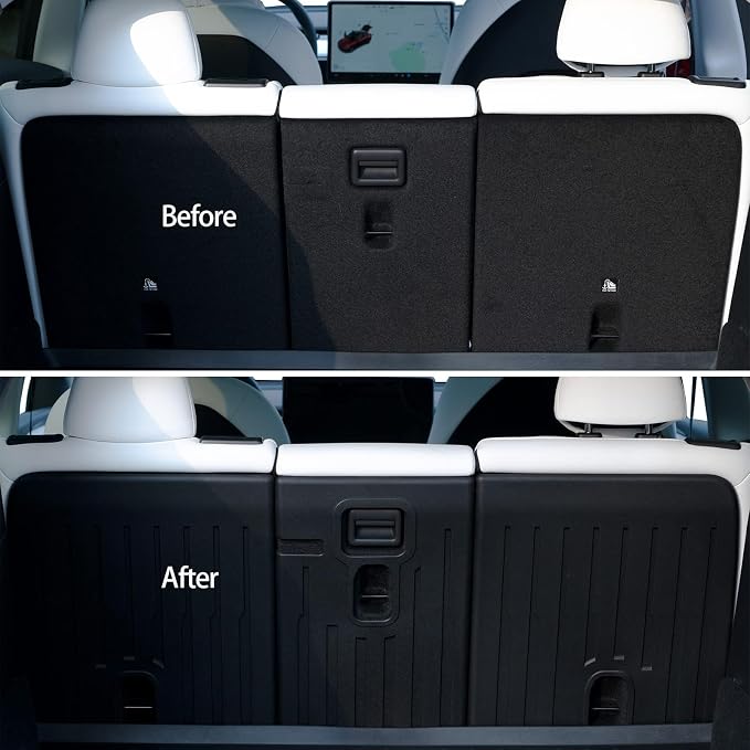 for Tesla Model Y Juniper Rear Seat Back Cover All Weather TPE SeatBack Liner Pad Back Protector Interior Accessories 2025 2026 (5 Seats) - Image 7