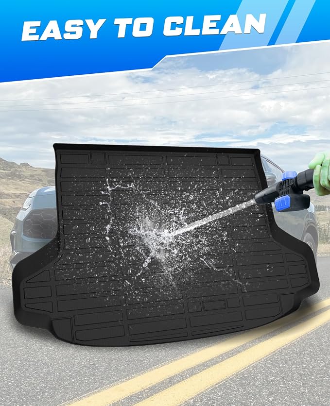 Sunsdrew Trunk Cargo Liner for Honda HR-V 2023-2026 (Included Hybrid), Rear Cargo Mat Trunk Mat for HRV Accessories All Weather Protection TPE Rubber Raised Edge - Image 7