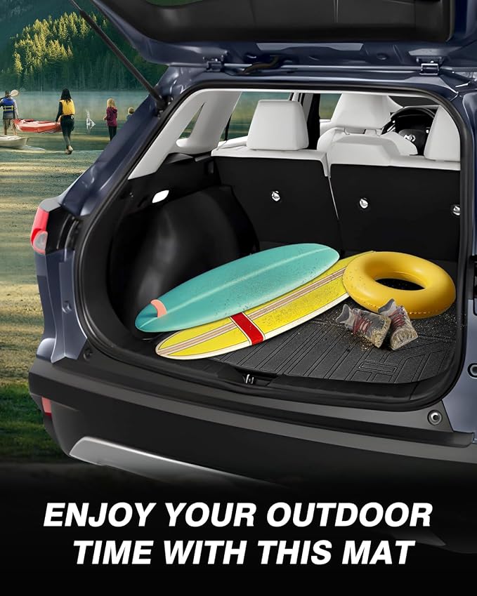 Powerty Trunk Mat for Toyota Corolla Cross 2022-2026, All Weather TPE Cargo Mat Liner for Corolla Rear Trunk - Image 8