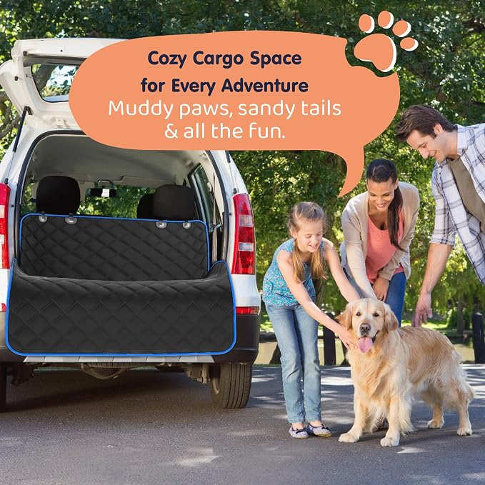 XL Dog Car Seat Cover for Back Seat, Waterproof Hammock for Car, SUV & Truck, Non-Slip Backseat Cover for Dogs, Heavy-Duty Dog Hammock Style Seat Protector Pets, Easy to Install & Clean - Image 7
