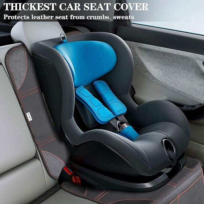 Meolsaek Car Seat Protector, Non-Slip Backing Will Not Leave Imprint | Waterproof Thicker Car Seat Cover for SUV, Sedan, Truck, Leather Car Seat Cushion - Image 7